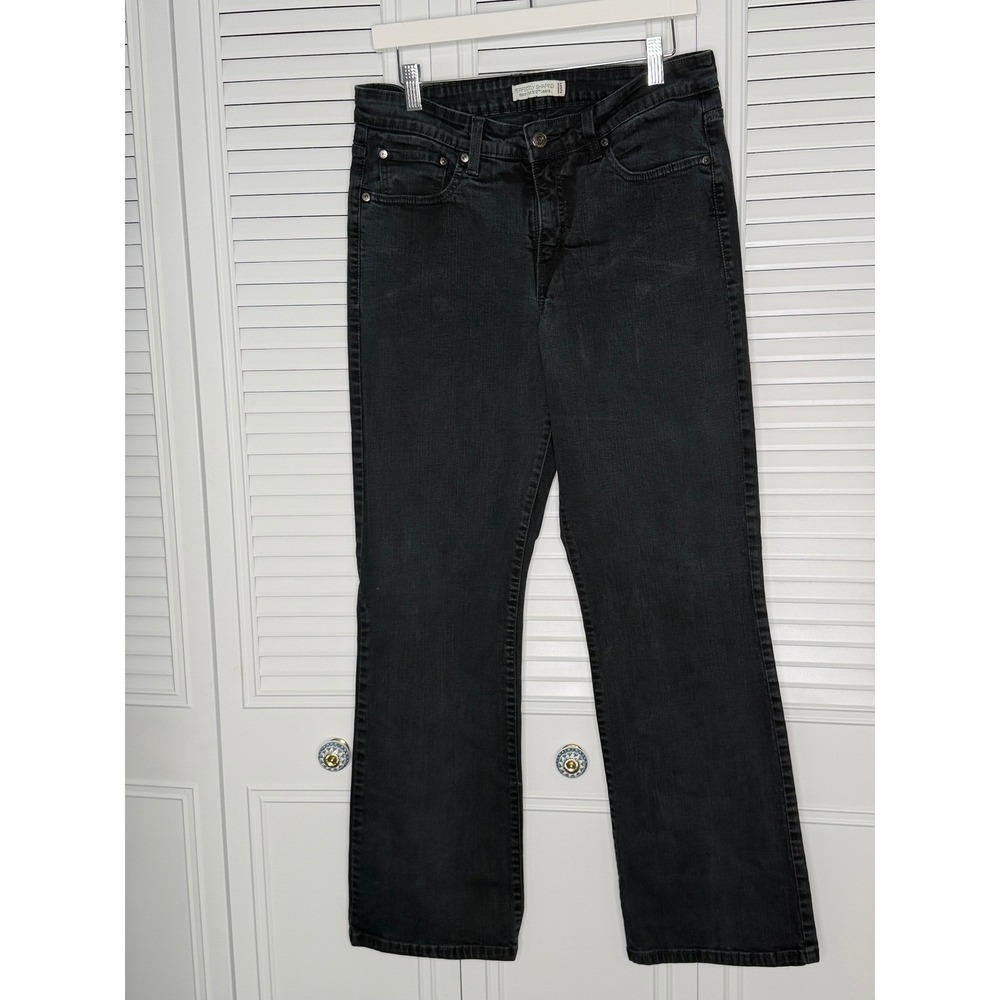 Levi's 512 Perfectly Shaping Bootcut Jeans Women's 16W Black Stretch Denim